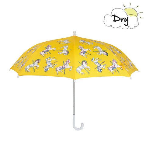 Holly & Beau Carousel Horse Color Changing Umbrella