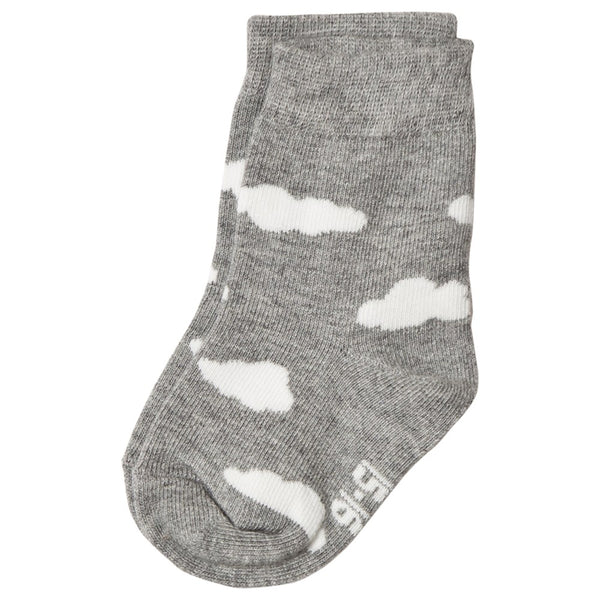 Melton Cloud Socks Grey