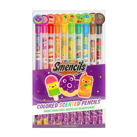 Scentos Colored Smencils - 10 Coloring Pencils