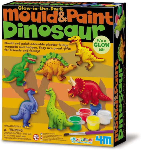 4M Glow In the Dark Mould & Paint - Dinosaur