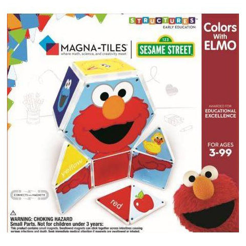Magnatiles Sesame Street Colors With Elmo