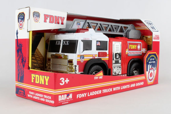 Daron FDNY Fire Ladder Truck W/ Lights