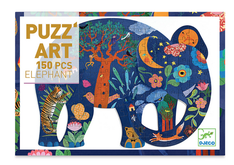 Djeco PUZZ ART elephant 150 piece puzzle