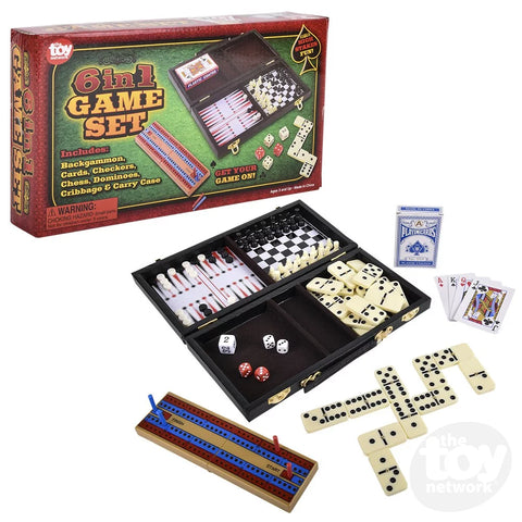 The Toy Network 6 in 1 Game Set