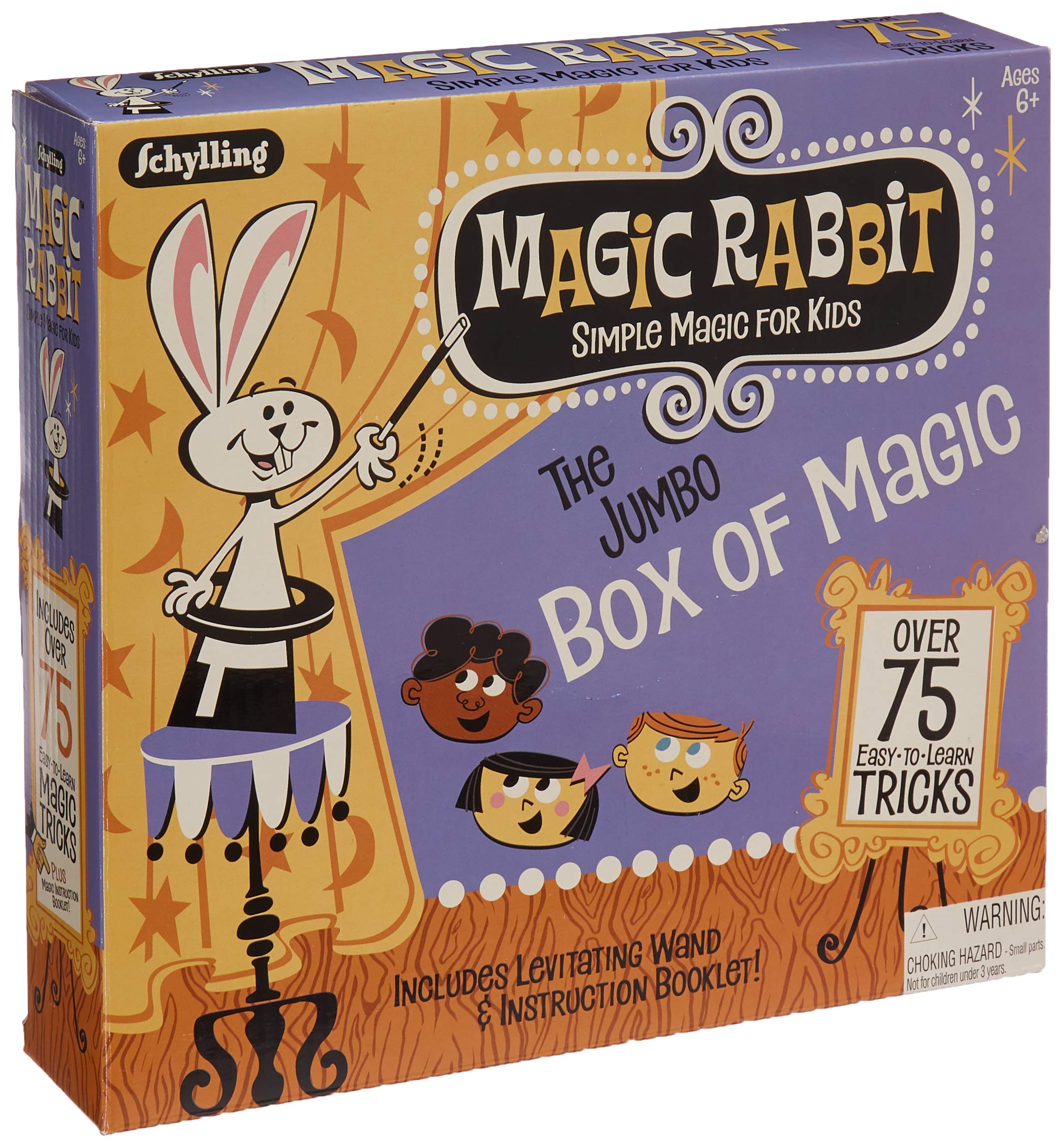 Magic Set Rabbit Schylling Magic Rabbit Jumbo Box of Magic – Two Kids and A Dog