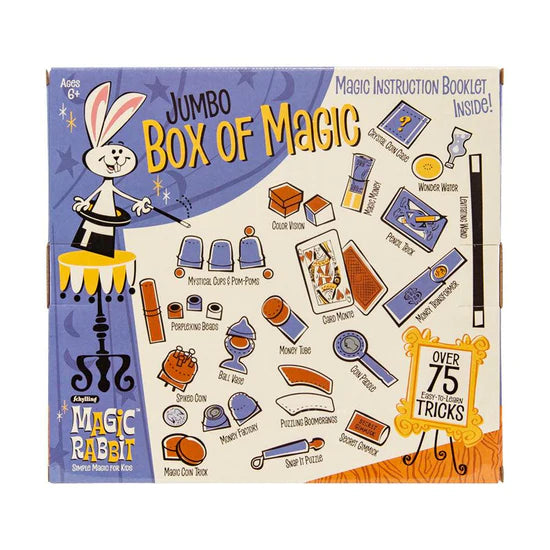 Schylling Magic Rabbit Jumbo Box of Magic – Two Kids and A Dog