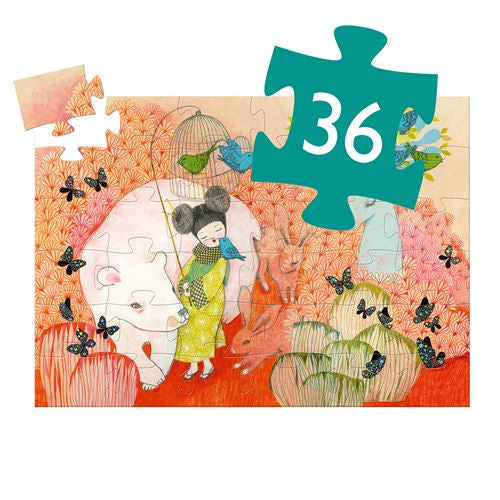 Djeco Kokeishi Silhouette Puzzle 36pc