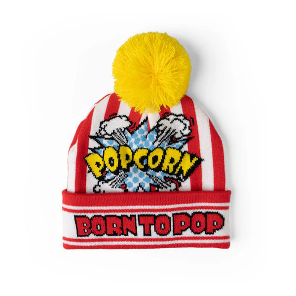 Two Left Feet Kids’s Pom Hat “Born To Pop”