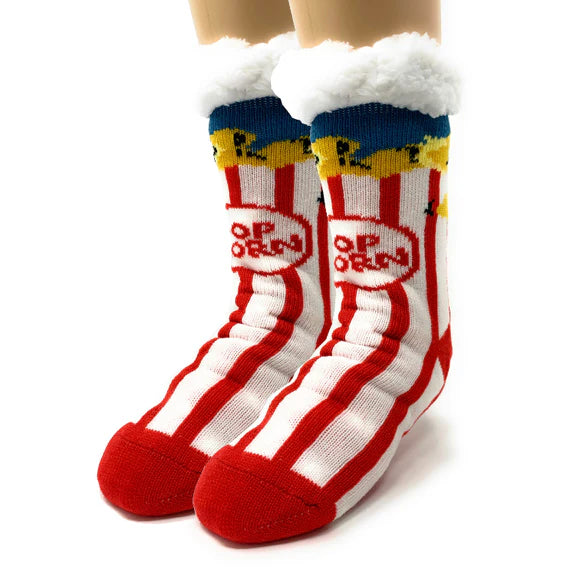 OOOH YEAH! Box o' Popcorn Slipper Socks