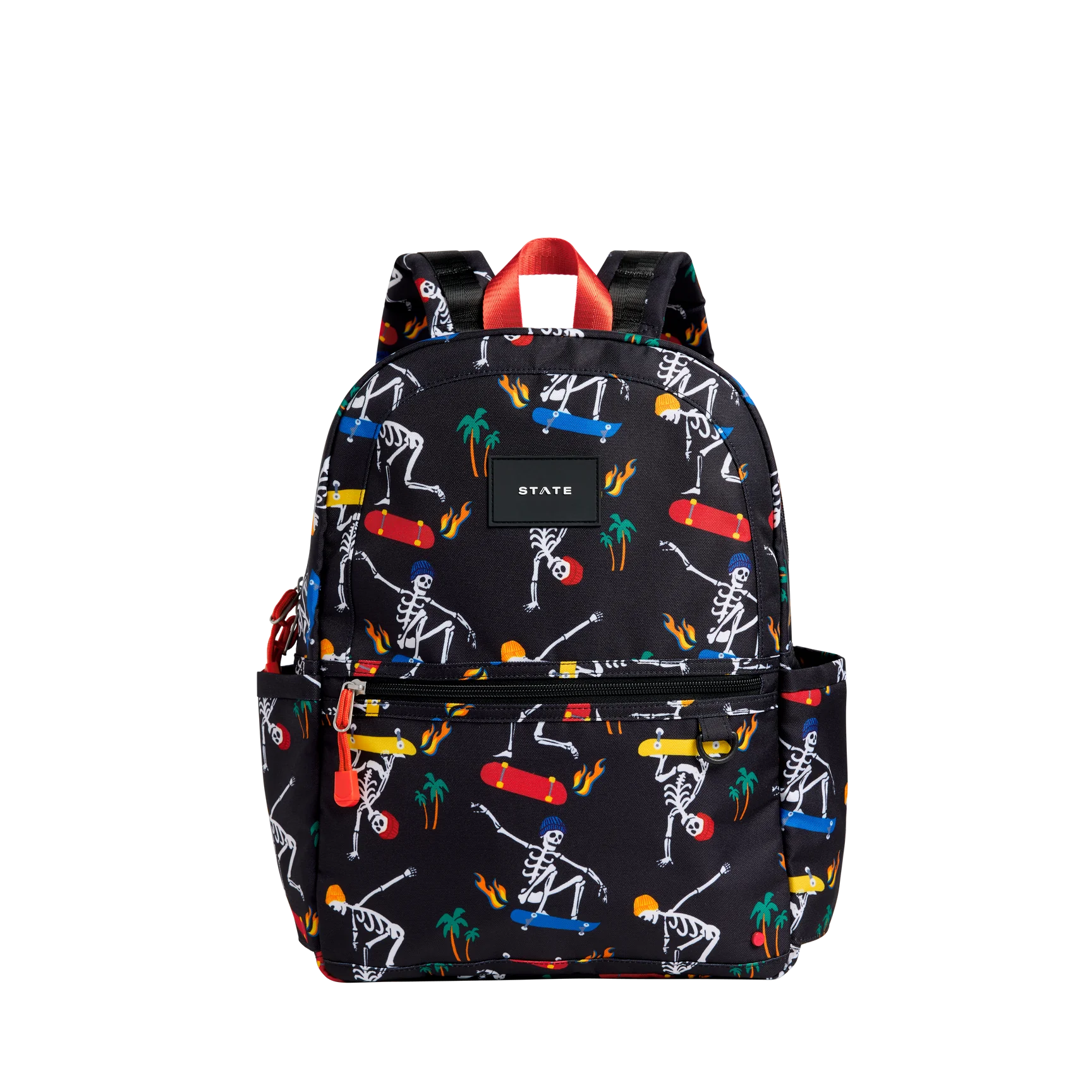 dog jansport backpack State Bags Recycled Polycanvas Kane Kids Double Pocket Skeleton Skate