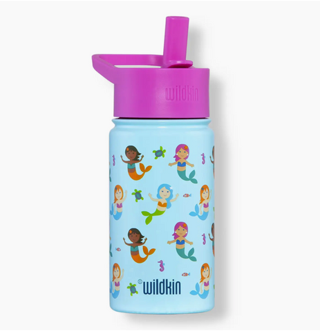 Wildkin mermaids stainless steel water bottle