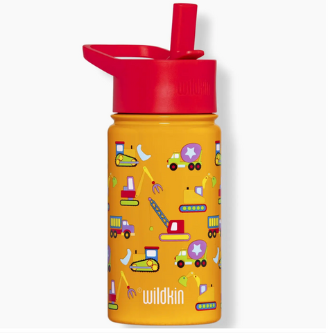 Wildkin construction kids water bottle
