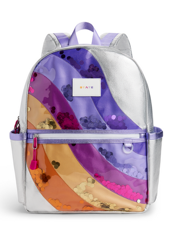 State bags Kane back pack sequin wave