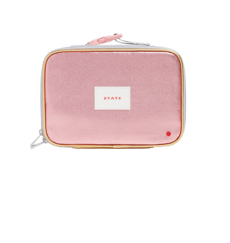 State bags Rodger lunch bags metallic pink