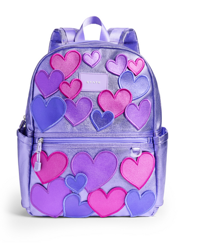 State Bags Kane double pocket 3D Hearts