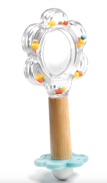 Djeco baby flower infant rattle
