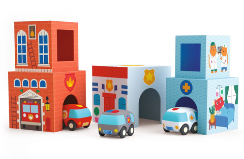 Djeco Topanicar stack + cars