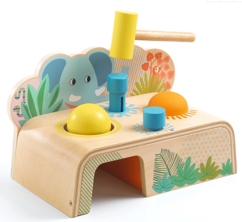 Djeco multi tap wooden toy