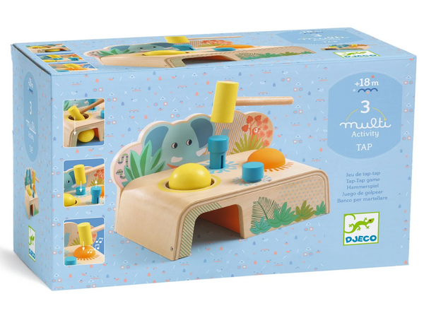 Djeco multi tap wooden toy