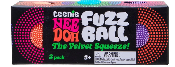 Teenie fuzzy balls nee doh set of 3