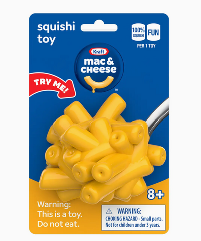 Mac & Cheese squishy toy