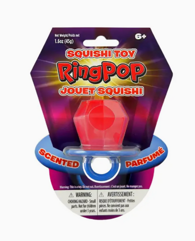 Ring pop squish toy scented