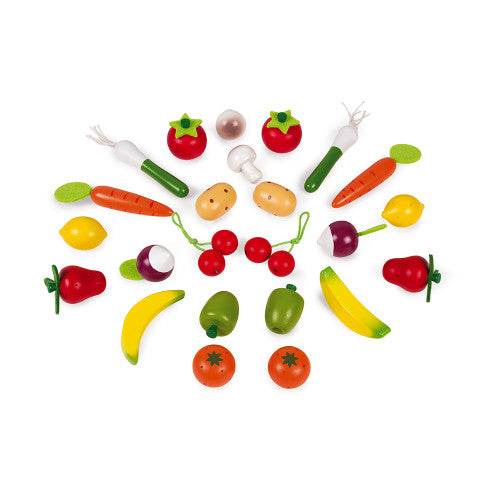 Janod Fruits & Vegetables 24 Pieces