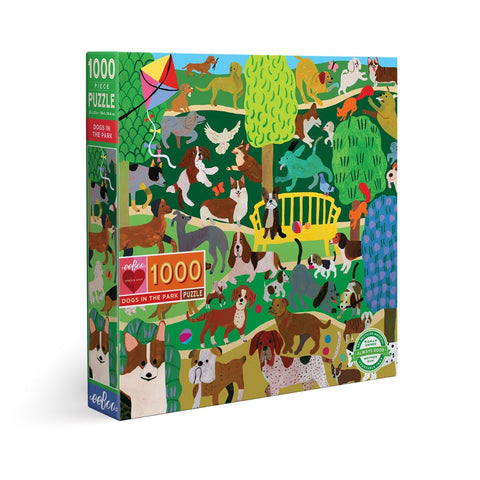 Eeboo Dogs In The Park 1000 Piece Puzzle
