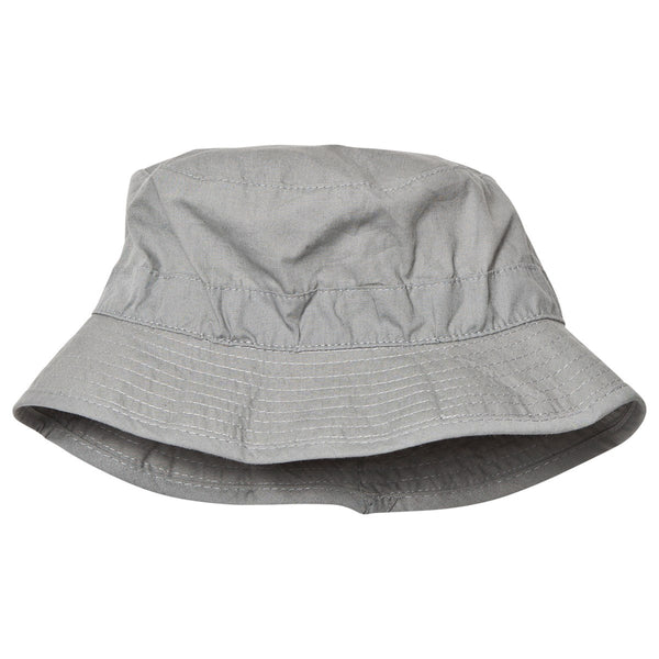 Melton Bucket Hat: Light Grey