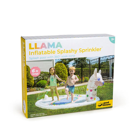 Good Banana Llama Inflatable Splashy Sprinkler