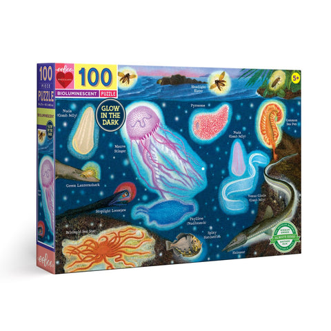 Eeboo Bioluminescent Puzzle 100 Pieces