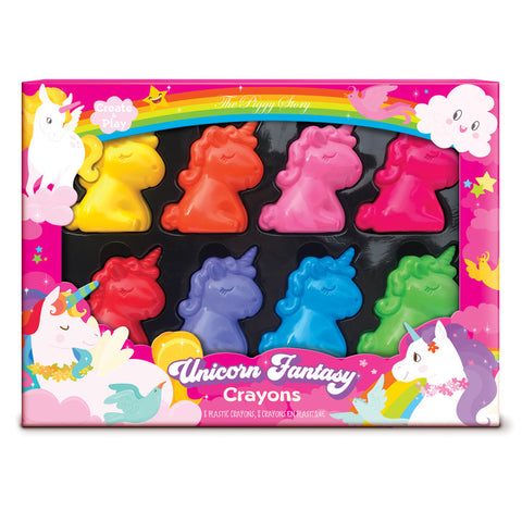 The piggy Story Unicorn Fantasy Crayons