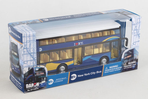 Daron NYC MTA Double Decker Bus