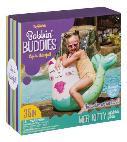 Bobbin Buddies Mer Kitty Inflatable Floatie