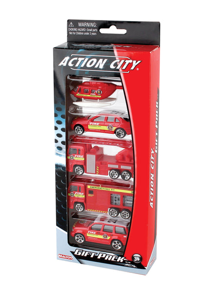 Daron Fire Dept. 5 Piece Vehicle Gift Pack