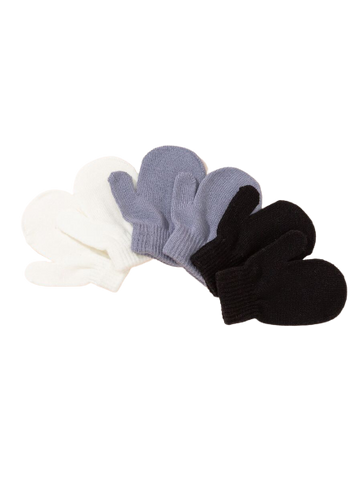 Toddlers Solid Color Mittens - One Size