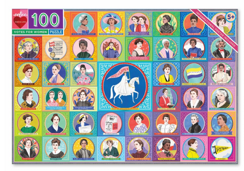 eeboo votes for women 100 piece puzzle