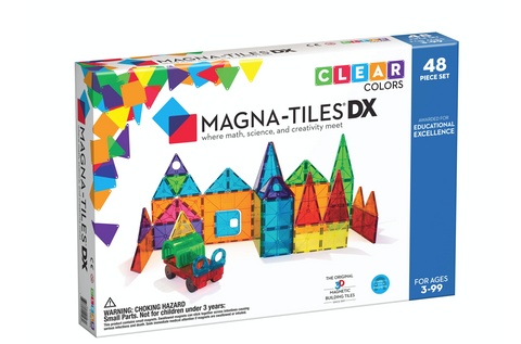 Magnatiles DX 48 pieces clear colors