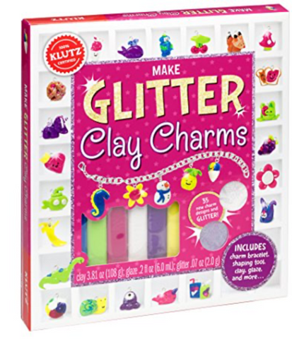 KLUTZ make your own glitter charms