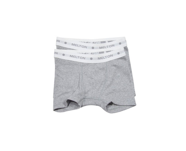 Melton 2-pack Light Grey Boxer Shorts